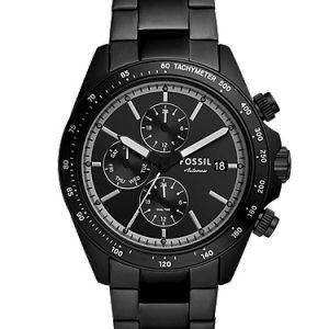 Autocross 42mm Multifunction Black Stainless Steel Watch
