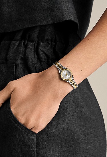 Scarlette Mini 20mm Three-Hand Two-Tone Stainless Steel Watch - Image 2