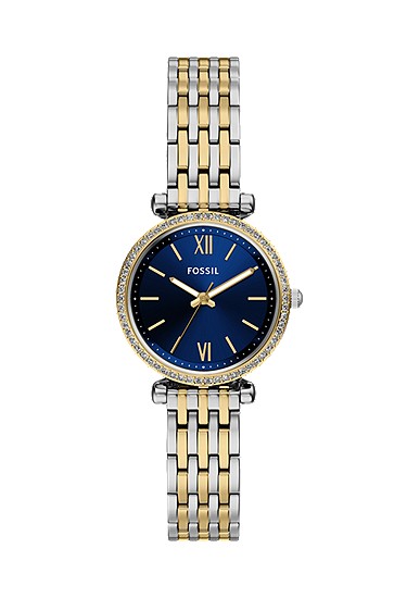Carlie Mini 28mm Three-Hand Two-Tone Stainless Steel Watch