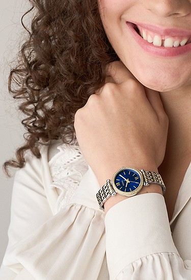 Carlie Mini 28mm Three-Hand Two-Tone Stainless Steel Watch - Image 2