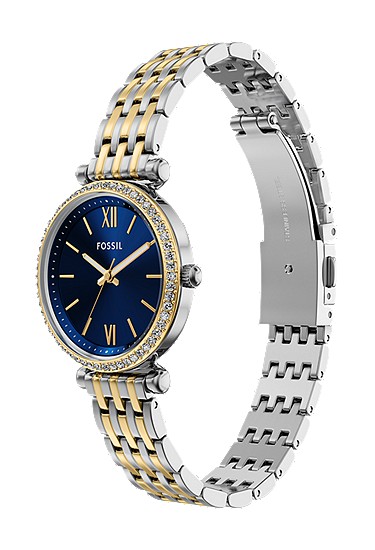 Carlie Mini 28mm Three-Hand Two-Tone Stainless Steel Watch - Image 7