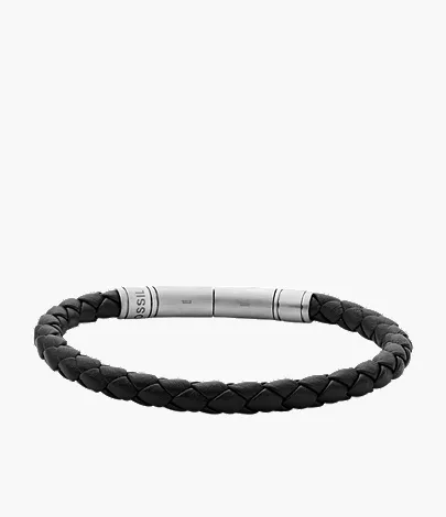 Vintage Woven Casual Brown Braided Leather Bracelet
