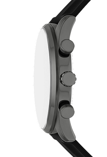 Sullivan 44mm Multifunction Black Silicone Watch - Image 3