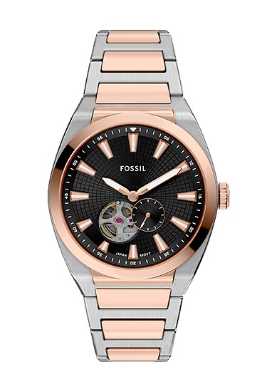 Everett 42mm Automatic Two-Tone Stainless Steel Watch