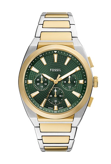 Everett 44mm Chronograph Two-Tone Stainless Steel Watch