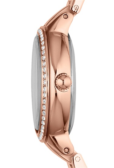 Virginia 30mm Rose-Tone Stainless Steel Watch - Image 3