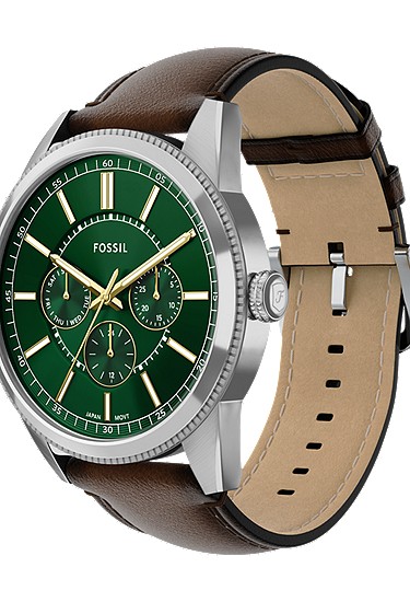 Pearson 42mm Multifunction Brown Leather Watch - Image 9