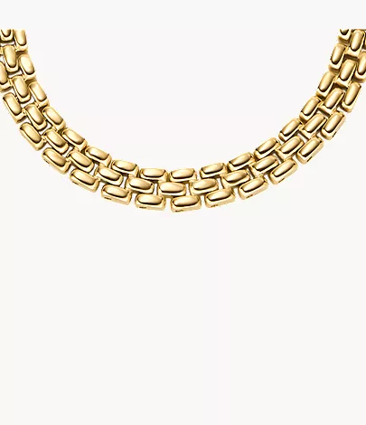 Arden Watch Links Gold-Tone Stainless Steel Chain Necklace - Image 5