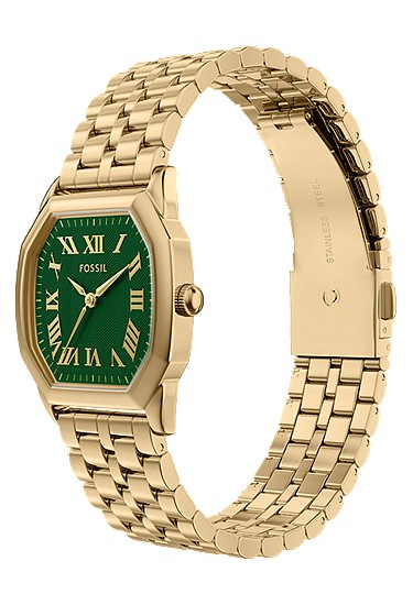 Harlow 27mm Three-Hand Gold-Tone Stainless Steel Watch - Image 7