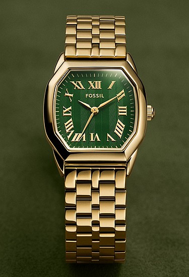 Harlow 27mm Three-Hand Gold-Tone Stainless Steel Watch - Image 8