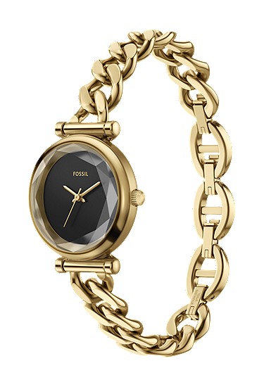 Carlie Mini 28mm Three-Hand Gold-Tone Stainless Steel Watch - Image 7