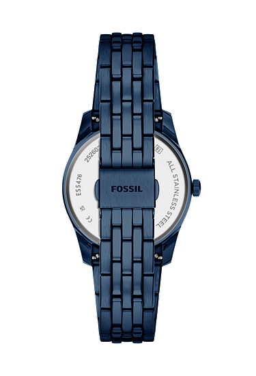 Scarlette 34mm Three-Hand Navy Stainless Steel Watch - Image 4