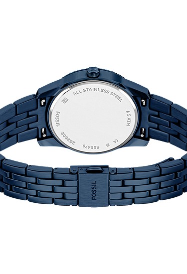 Scarlette 34mm Three-Hand Navy Stainless Steel Watch - Image 7