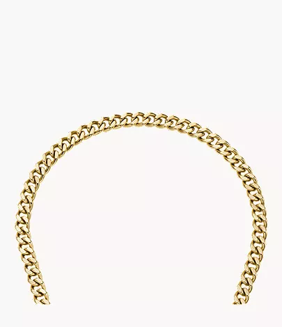 Carlie T-Bar Pav?? Gold-Tone Stainless Steel Toggle Necklace - Image 5