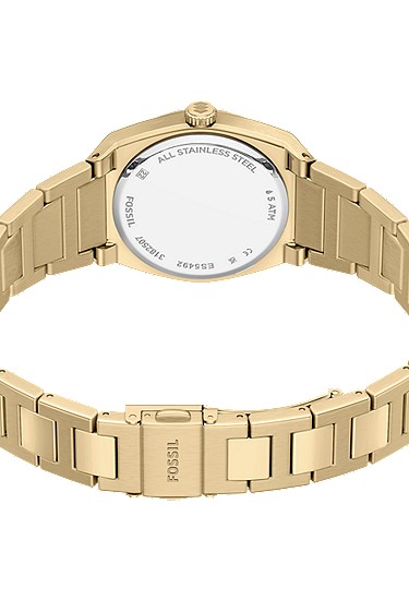 Everett 27mm Three-Hand Gold-Tone Stainless Steel Watch - Image 7