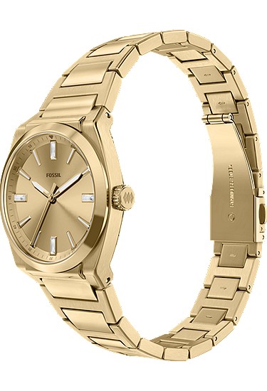 Everett 27mm Three-Hand Gold-Tone Stainless Steel Watch - Image 8