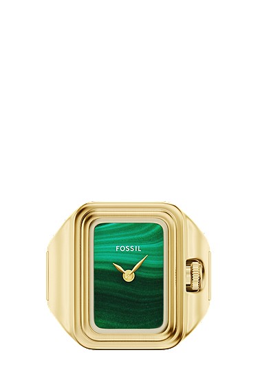 Raquel Watch Ring 21mm Two-Hand Gold-Tone Stainless Steel - Image 3