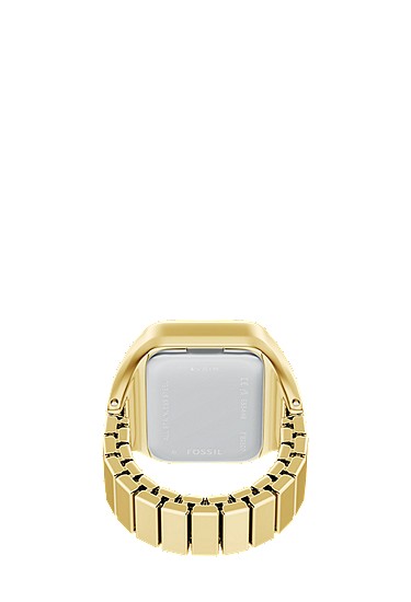 Raquel Watch Ring 21mm Two-Hand Gold-Tone Stainless Steel - Image 6
