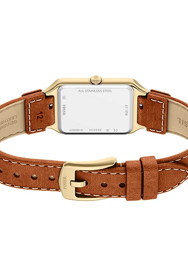 Raquel 23mm Three-Hand Date Medium Brown Leather Watch - Image 6