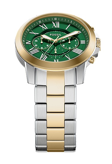 Grant 44mm Chronograph Two-Tone Stainless Steel Watch - Image 5