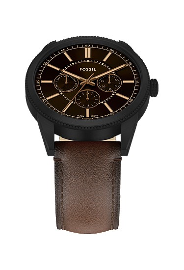 Pearson 42mm Multifunction Brown Leather Watch - Image 5