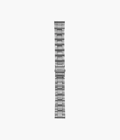 22mm Three-Row Smoke Stainless Steel Bracelet