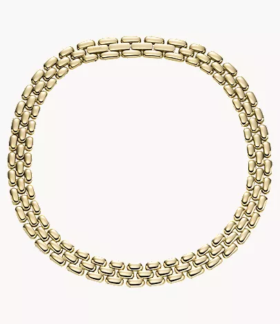 Arden Watch Links Gold-Tone Stainless Steel Chain Necklace - Image 4