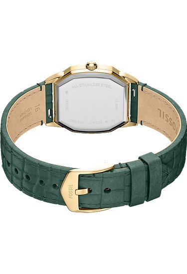 Harlow 27mm Three-Hand Green Croco Leather Watch - Image 6