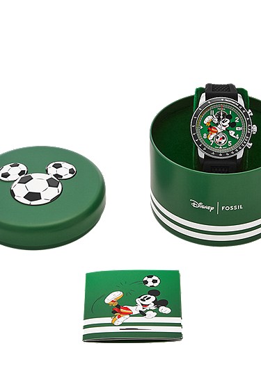 Disney x Fossil Limited-Edition Mickey Mouse 42mm Soccer Watch - Image 11