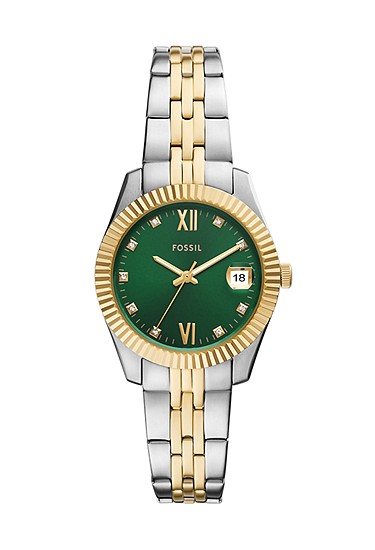 Scarlette 33mm Three-Hand Date Two-Tone Stainless Steel Watch