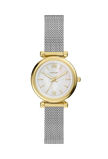 Carlie Mini 28mm Three-Hand Stainless Steel Watch