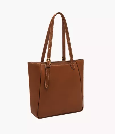 Evie Leather Tote - Image 5