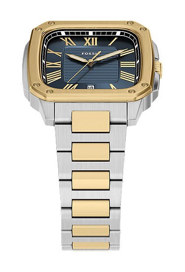 Crosby 42mm Three-Hand Date Two-Tone Stainless Steel Watch - Image 5