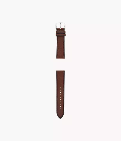 22mm Dark Brown LiteHide? Leather Strap - Image 2