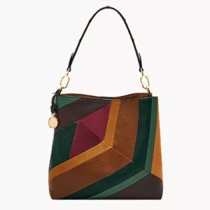 Jessie Leather Bucket Shoulder Bag