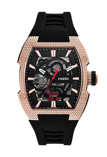 Machine X1 42mm Automatic Black Silicone Watch