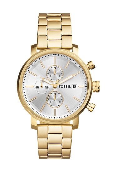 Rhett 43mm Multifunction Gold-Tone Stainless Steel Watch