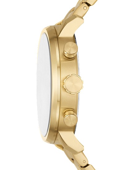 Rhett 43mm Multifunction Gold-Tone Stainless Steel Watch - Image 3