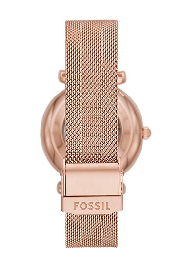 Carlie 35mm Automatic Rose Gold-Tone Stainless Steel Mesh Watch - Image 3