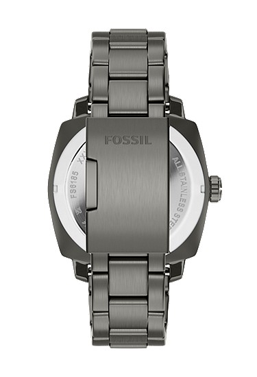 Machine 41mm Three-Hand Date Smoke Stainless Steel Watch - Image 3