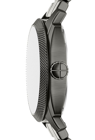 Machine 41mm Three-Hand Date Smoke Stainless Steel Watch - Image 4