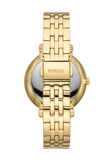 Jacqueline 36mm Sun Moon Multifunction Gold-Tone Stainless Steel Watch - Image 2