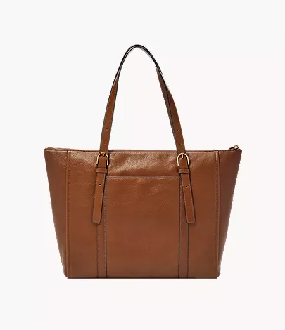 Carlie Leather Tote - Image 4