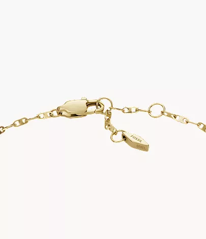 Heritage D-Link Gold-Tone Stainless Steel Chain Bracelet - Image 3