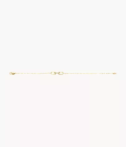 Heritage D-Link Gold-Tone Stainless Steel Chain Bracelet - Image 4