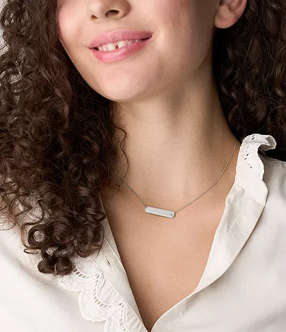 Sadie Stainless Steel ID Necklace - Image 2