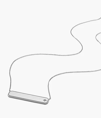 Sadie Stainless Steel ID Necklace - Image 3