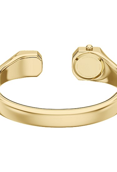 Harlow 16mm Two-Hand Gold-Tone Stainless Steel Watch Bangle - Image 6