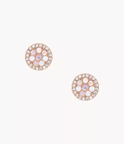 Merrit Mosaic Mother-of-Pearl Stud Earrings
