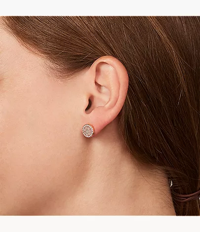 Merrit Mosaic Mother-of-Pearl Stud Earrings - Image 4